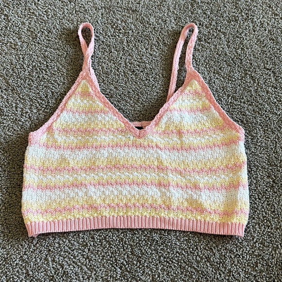 Wild Fable cropped crochet tank - Picture 1 of 5